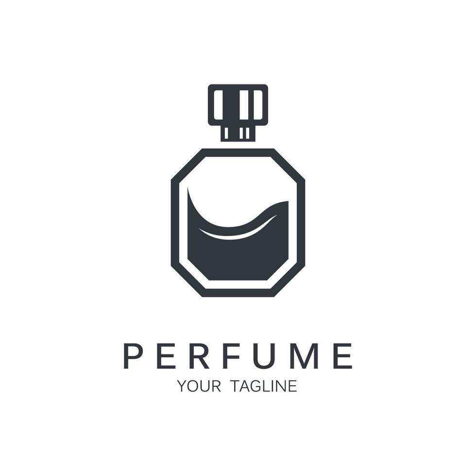 perfume logo vector icono ilustración diseño