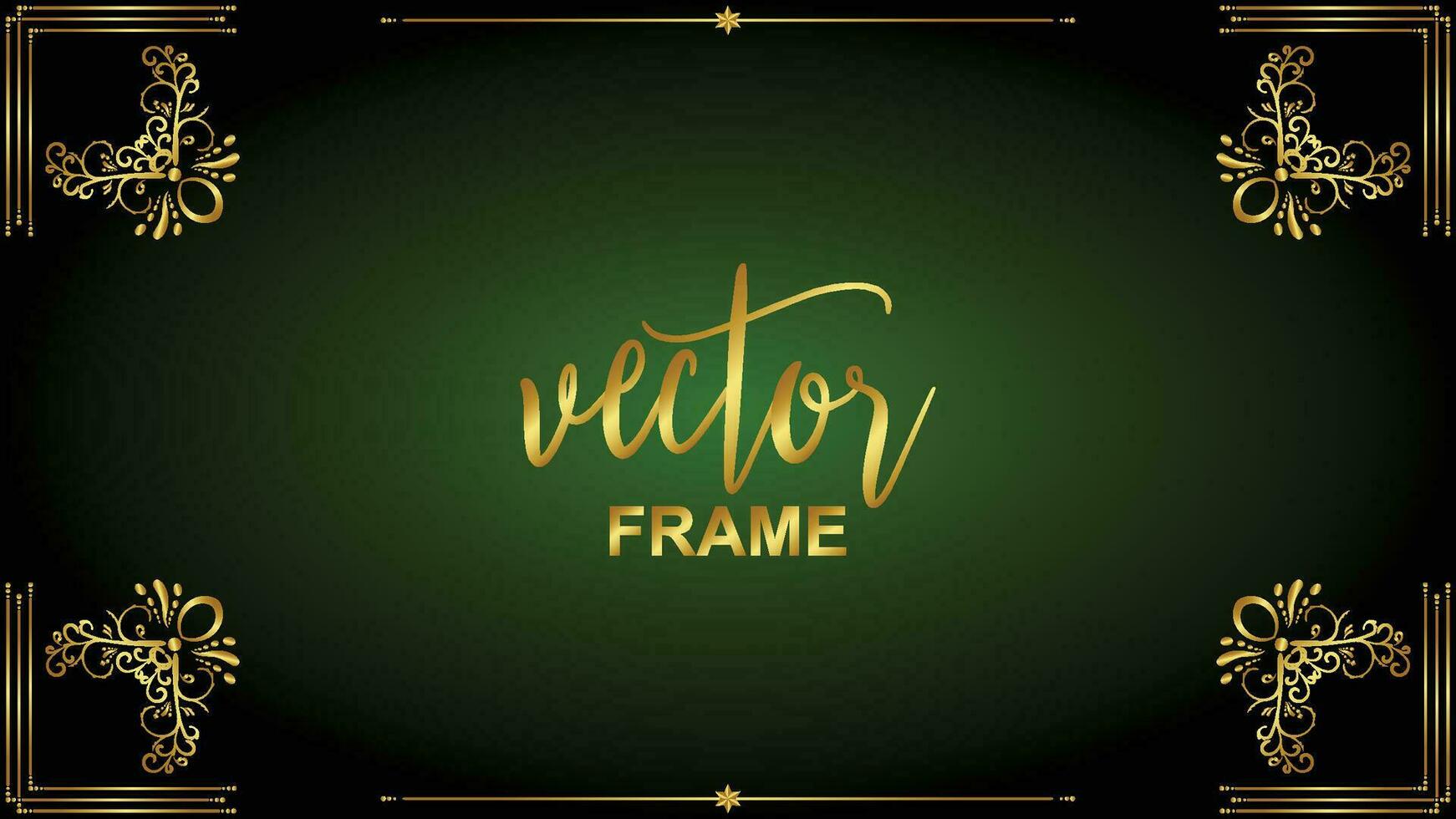 vector flourish ornament vintage floral vector frame