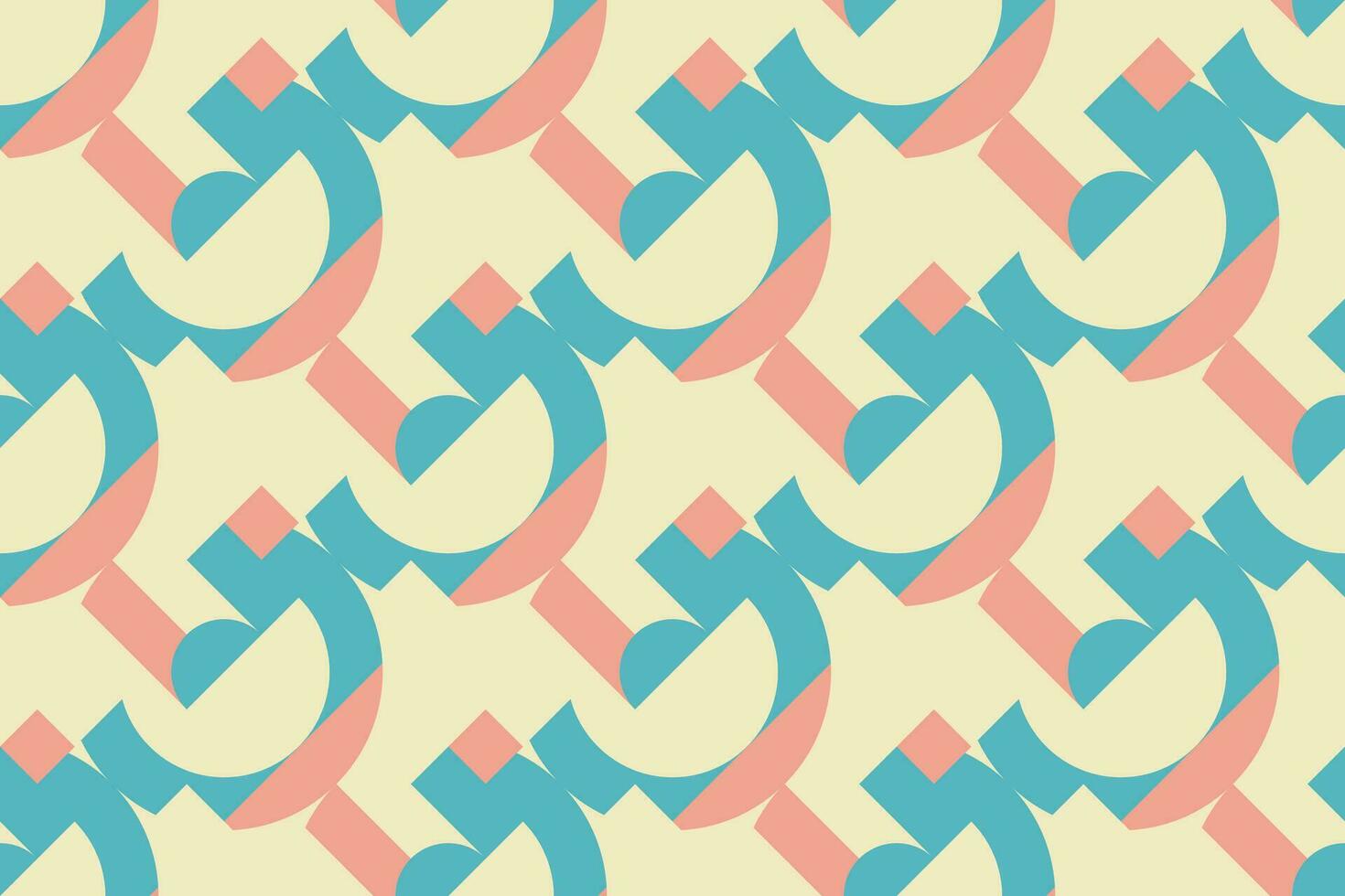 Geometric seamless smooth color pattern. Simple vector graphic background.
