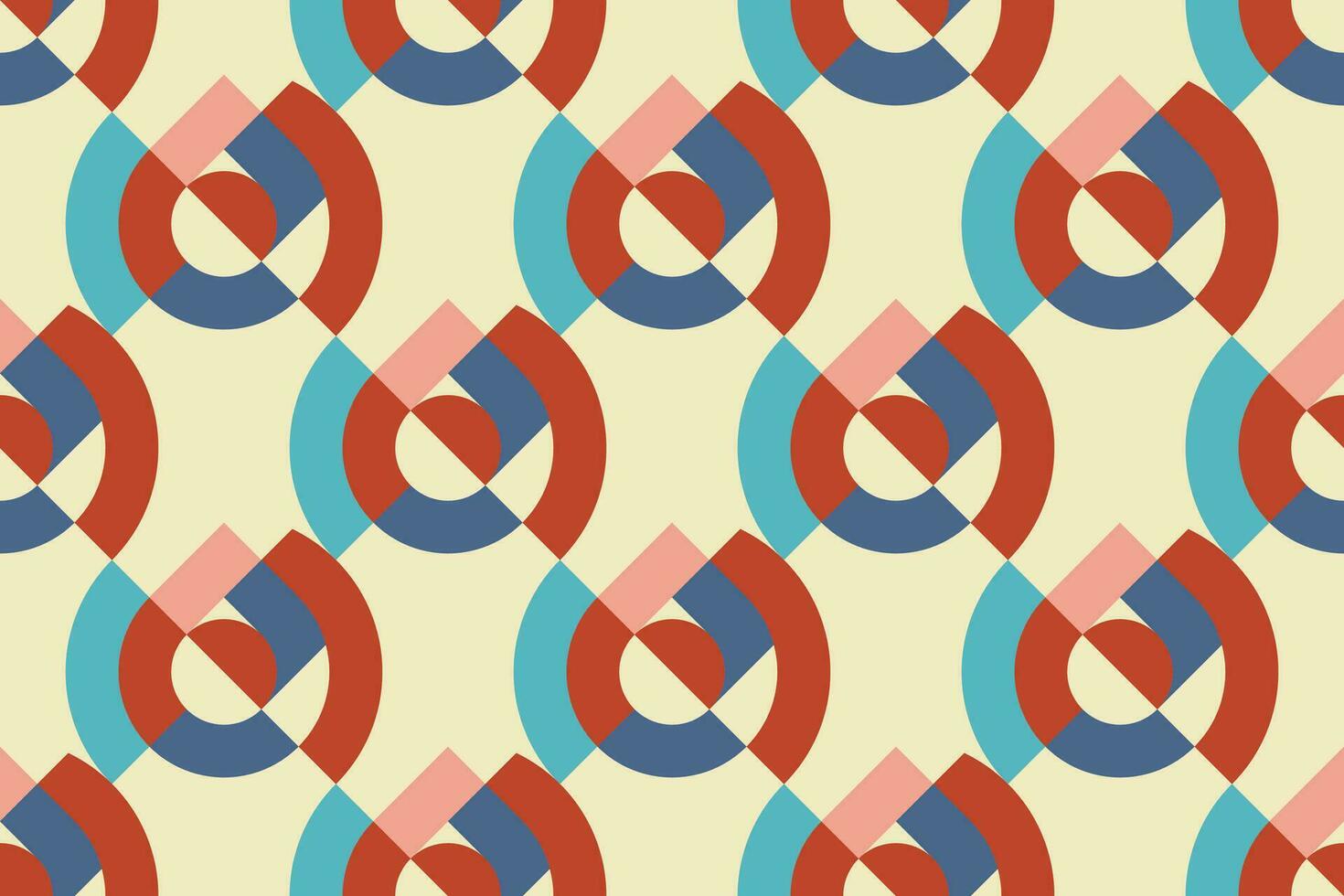 Geometric seamless smooth color pattern. Simple vector graphic background.
