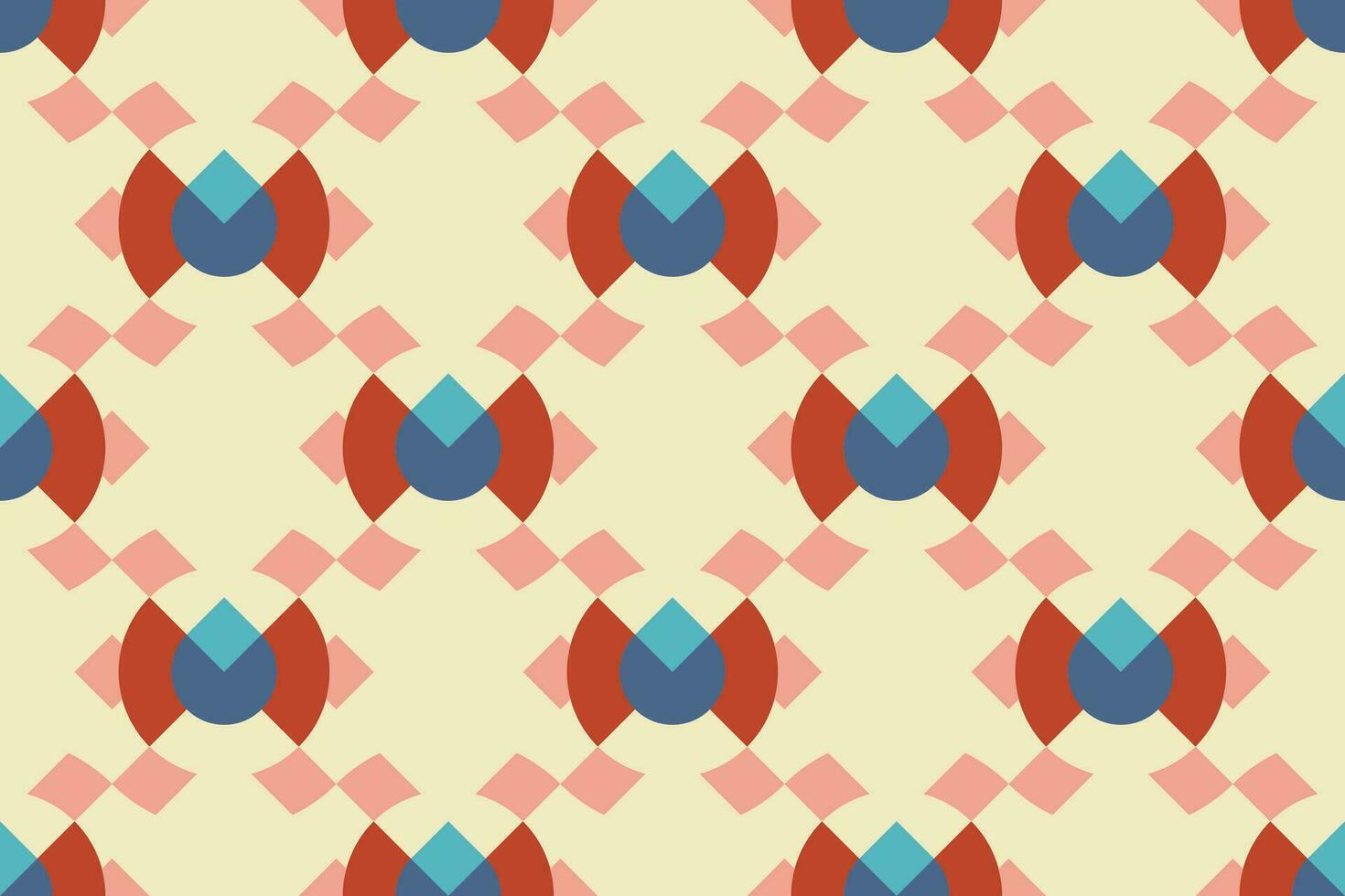 Geometric seamless smooth color pattern. Simple vector graphic background.
