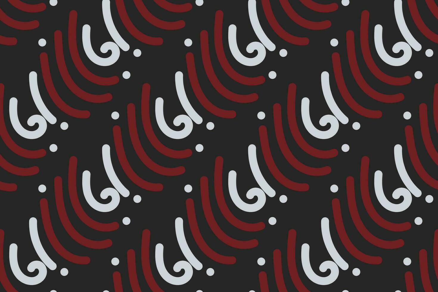 vintage pattern. red, black and white background with vintage ornament. Pattern, background and wallpaper for your design. Textile ornament. Vector illustration.