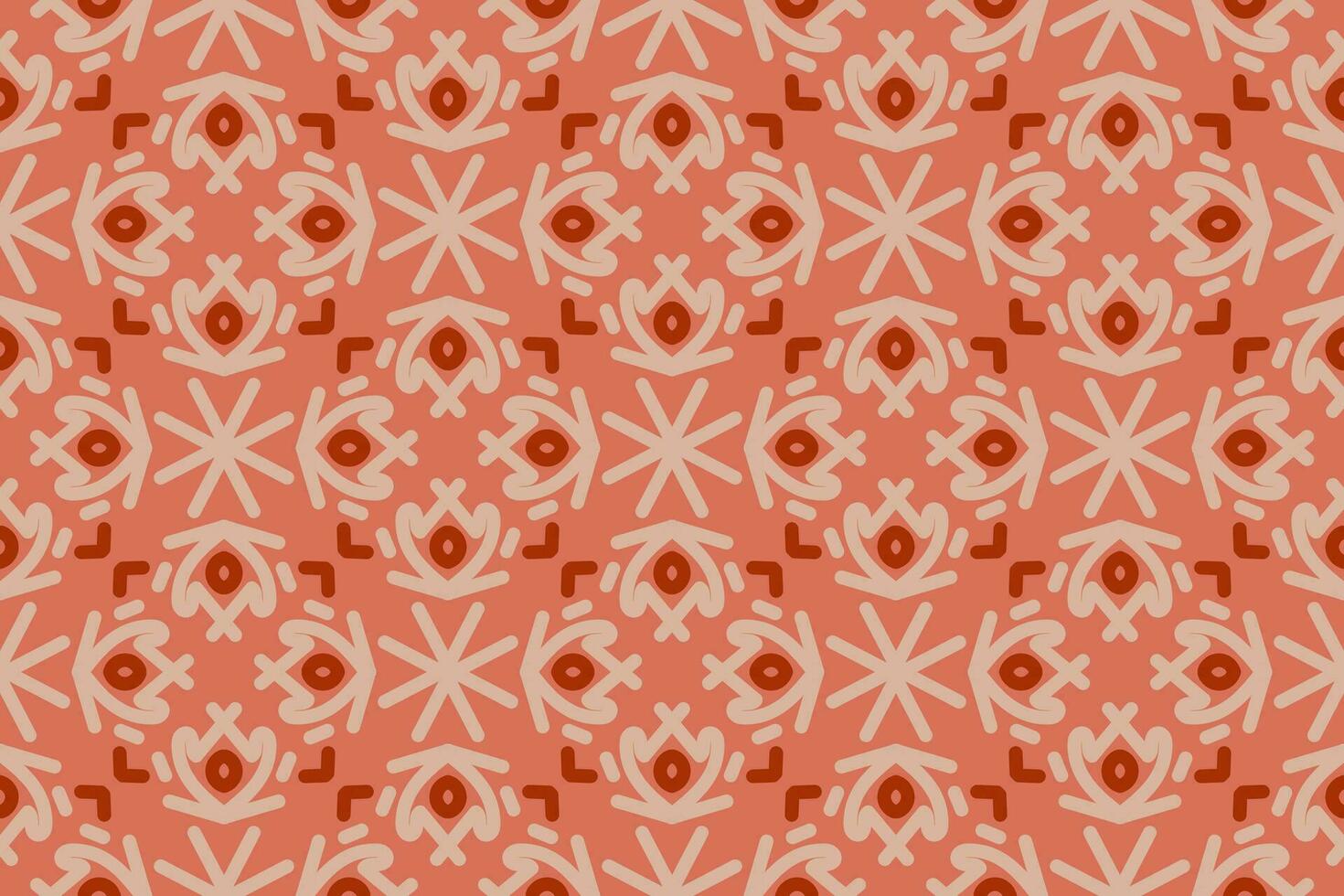 oriental pattern. orange and blue background with Arabic ornaments. Patterns, background and wallpaper for your design. Textile ornament. Vector illustration.