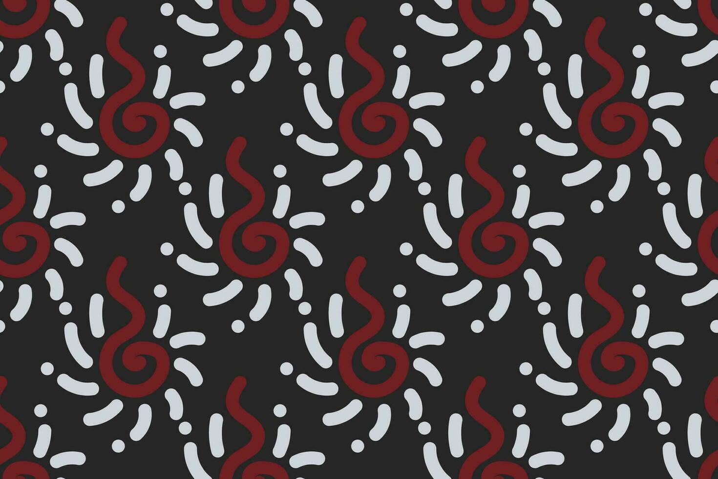 vintage pattern. red, black and white background with vintage ornament. Pattern, background and wallpaper for your design. Textile ornament. Vector illustration.