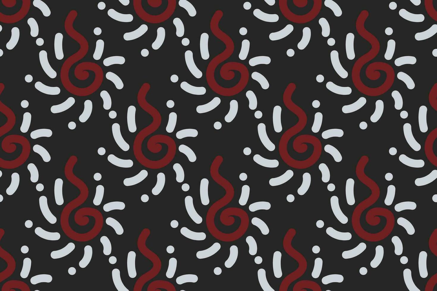 vintage pattern. red, black and white background with vintage ornament. Pattern, background and wallpaper for your design. Textile ornament. Vector illustration.