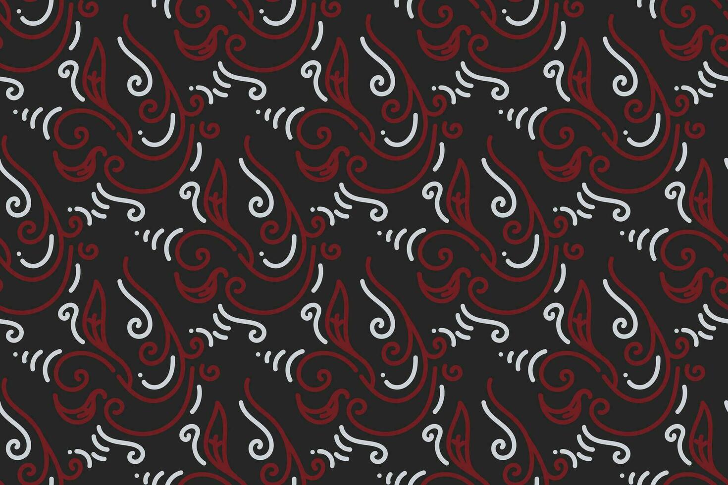 Clásico modelo. rojo, negro y blanco antecedentes con Clásico ornamento. patrón, antecedentes y fondo de pantalla para tu diseño. textil ornamento. vector ilustración.