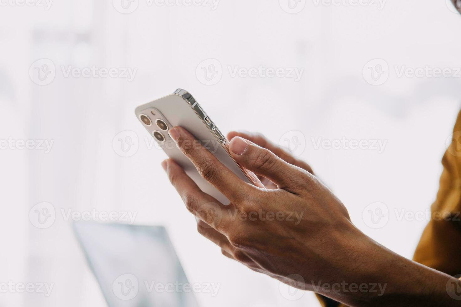 Business Man Financial Inspector and Secretary Making Report, Calculating or Checking Balance. Internal Revenue Service Inspector Checking Document Audit Concept photo