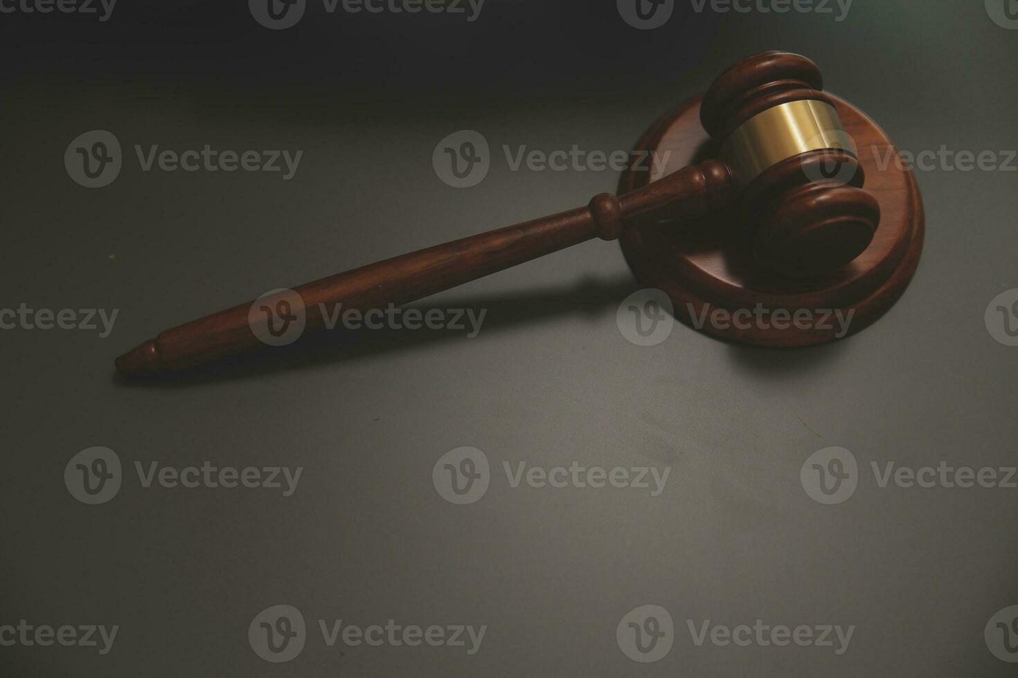Customer service good cooperation, Consultation between a Businessman and Male lawyer or judge consult having team meeting with client, Law and Legal services concept. photo