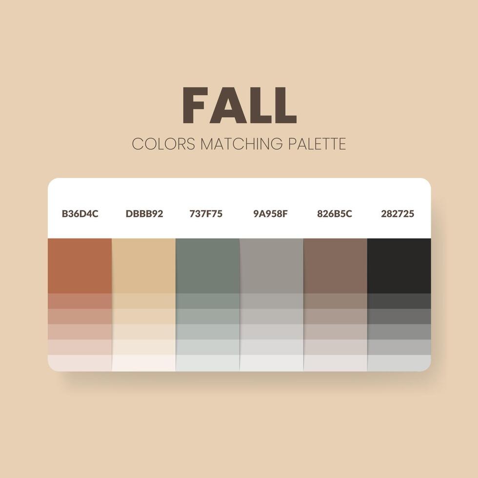 Color palette in a Passion colour themed collections. Color scheme or