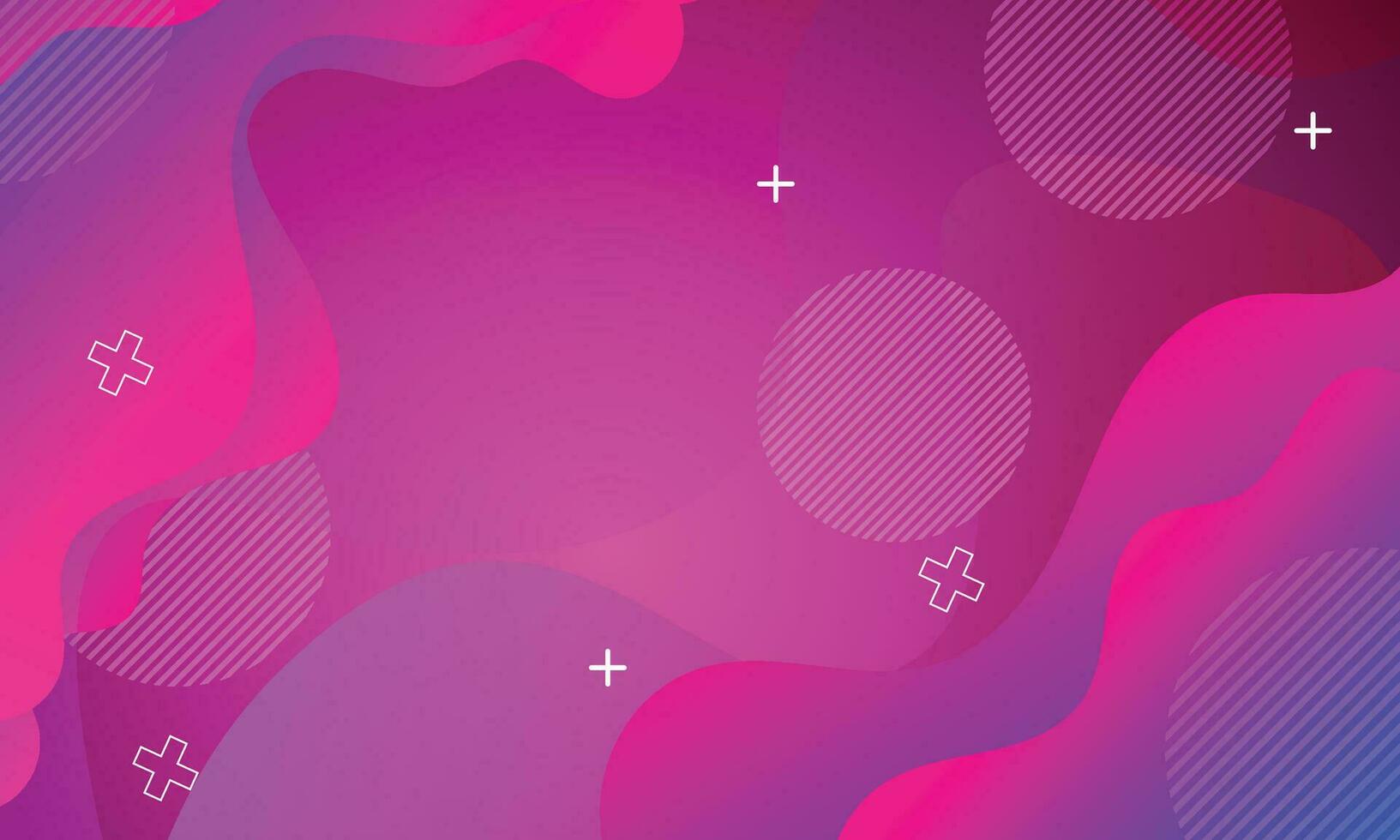 Vector gradient abstract wavy background