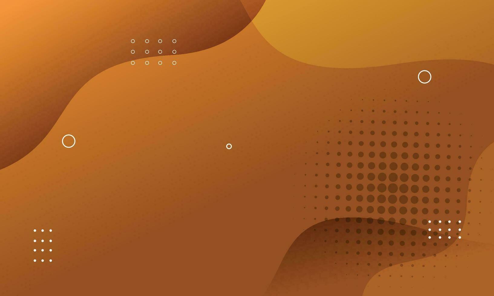 Vector gradient abstract orange background with geometric elements