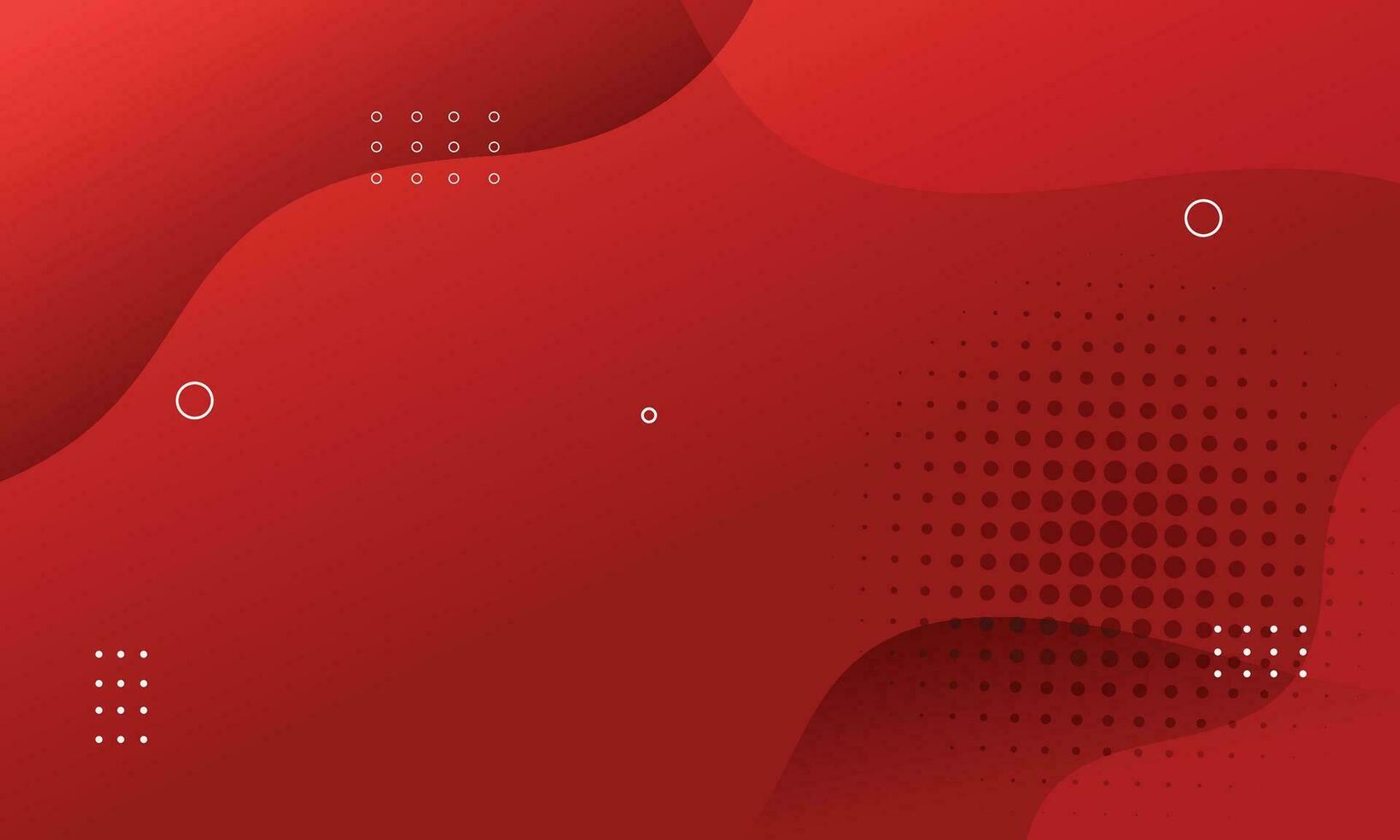 Vector gradient abstract red background with geometric elements