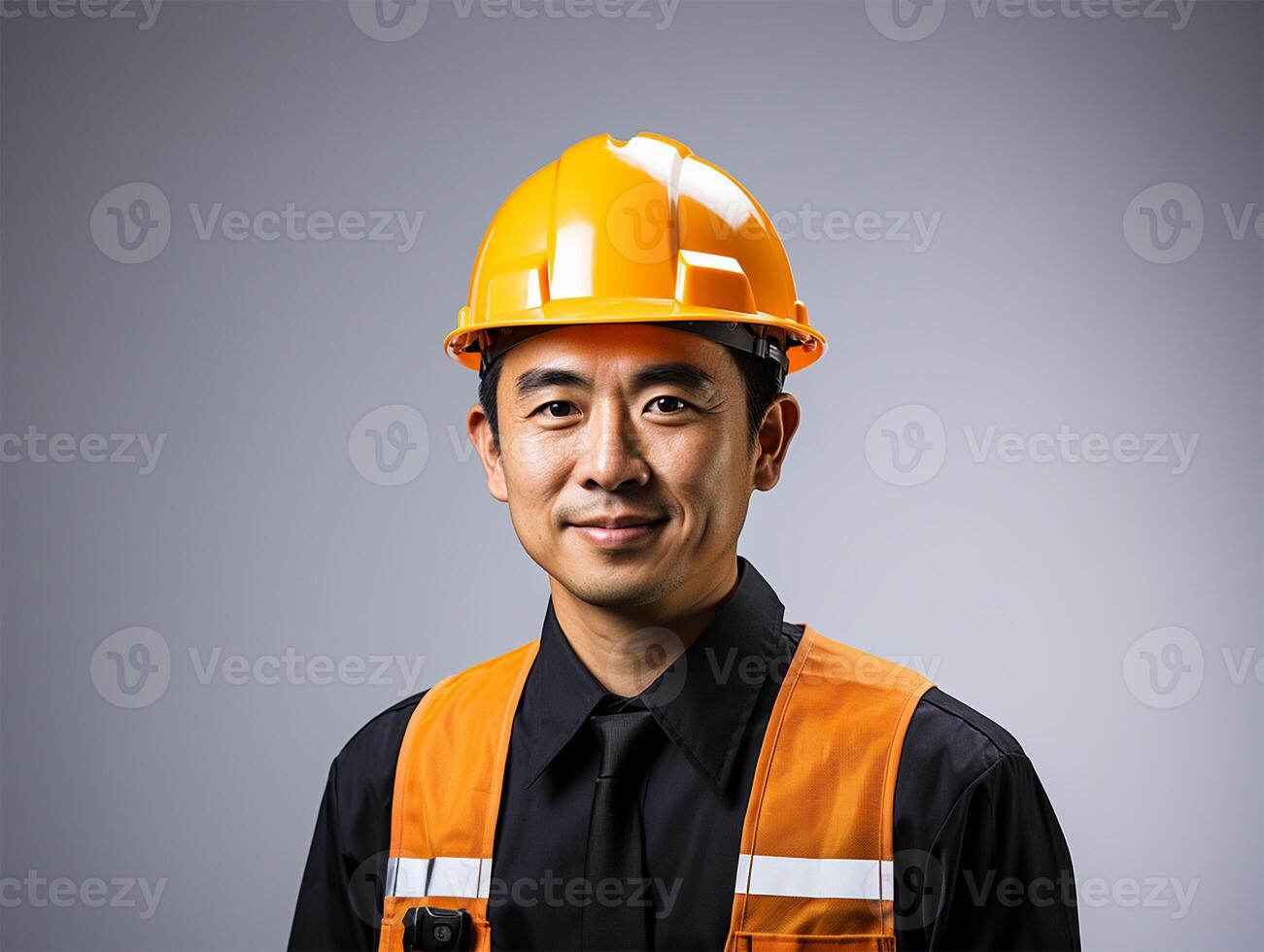 Worker with equipments photo