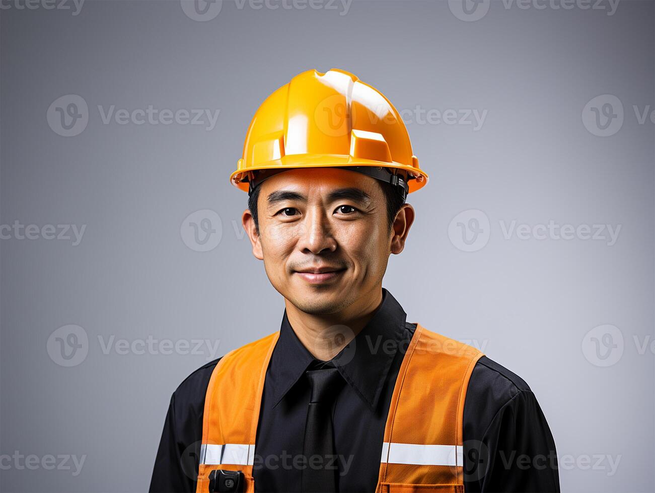 AI Generative Worker with equipments photo