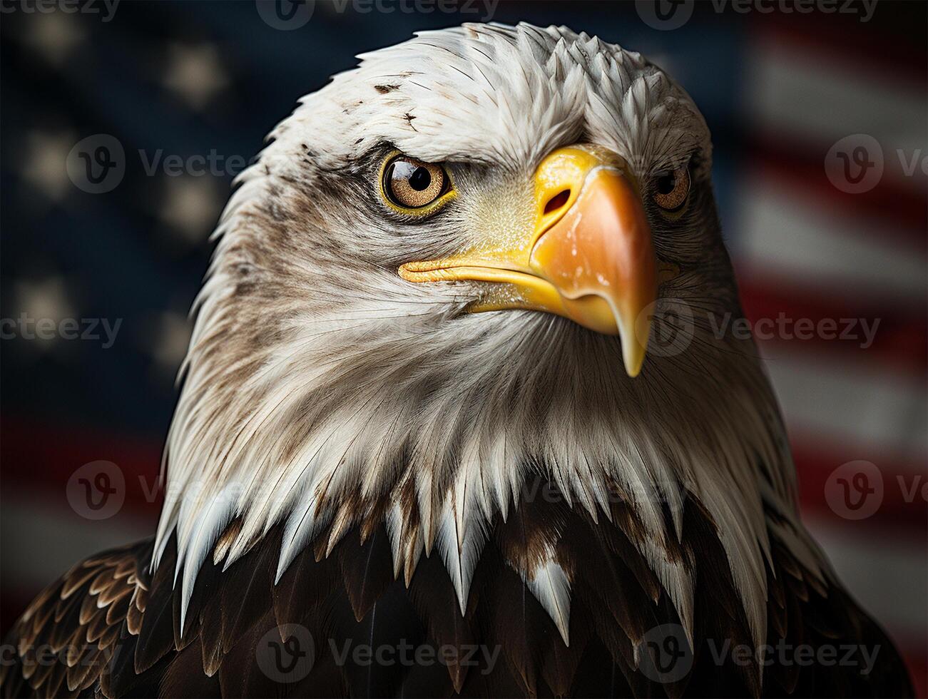 AI Generative Bald Eagle concept photo