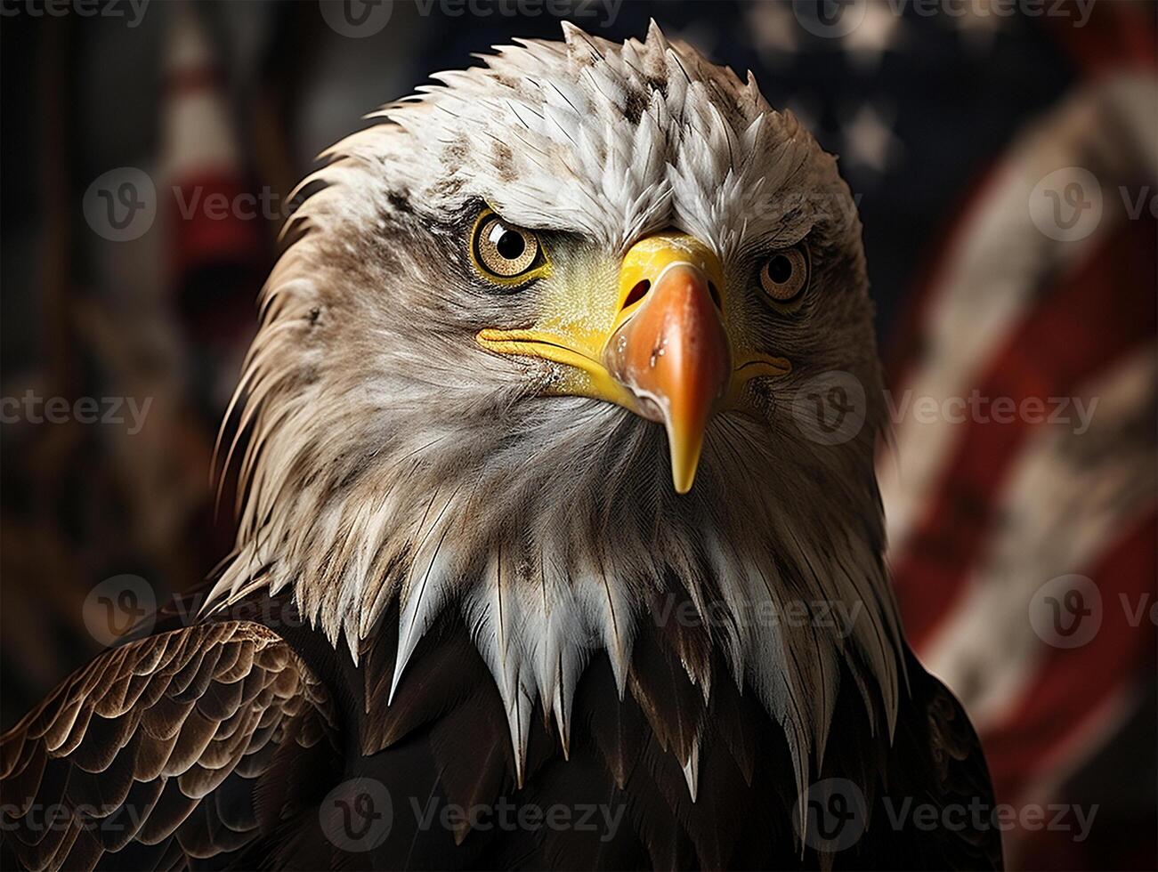 AI Generative Bald Eagle concept photo