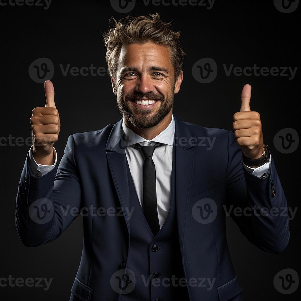 AI Generative Businessman work style photo