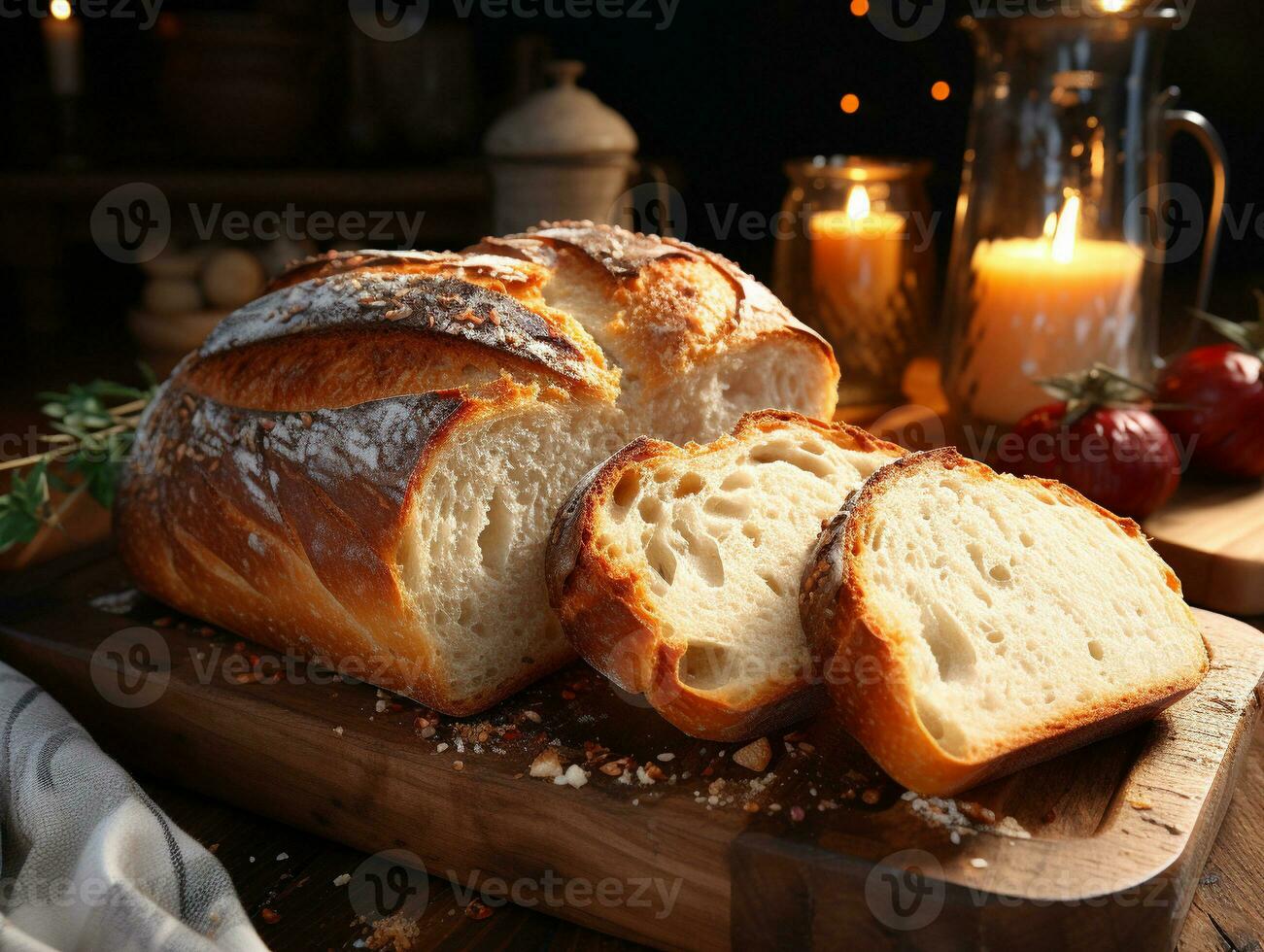 AI Generative Bakery pastery delicious bread photo