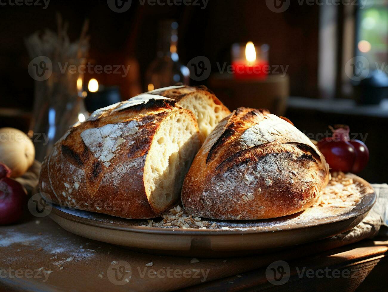 AI Generative Bakery pastery delicious bread photo