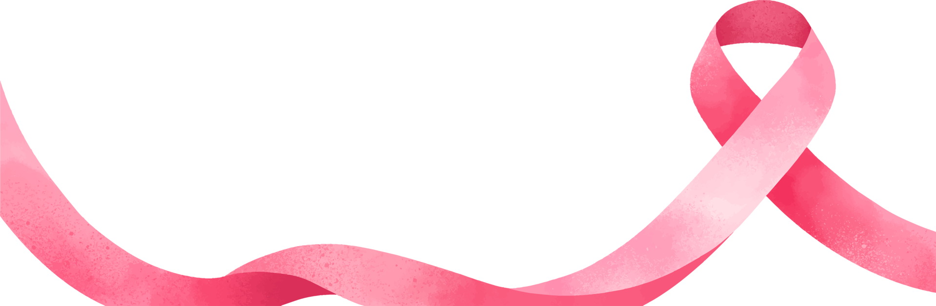 Pink breast cancer ribbon symbol border design, PNG file no background