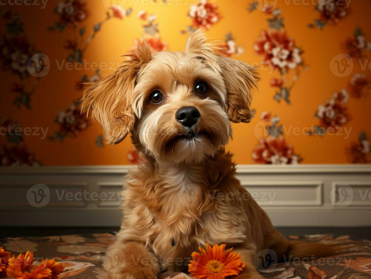 AI Generative Cute sweet dog photo