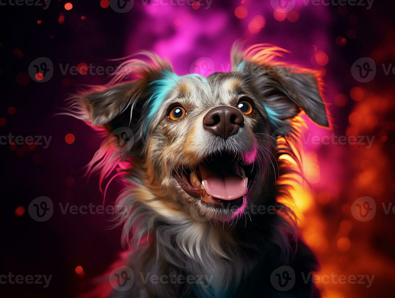 AI generated Cute sweet pet dog photo