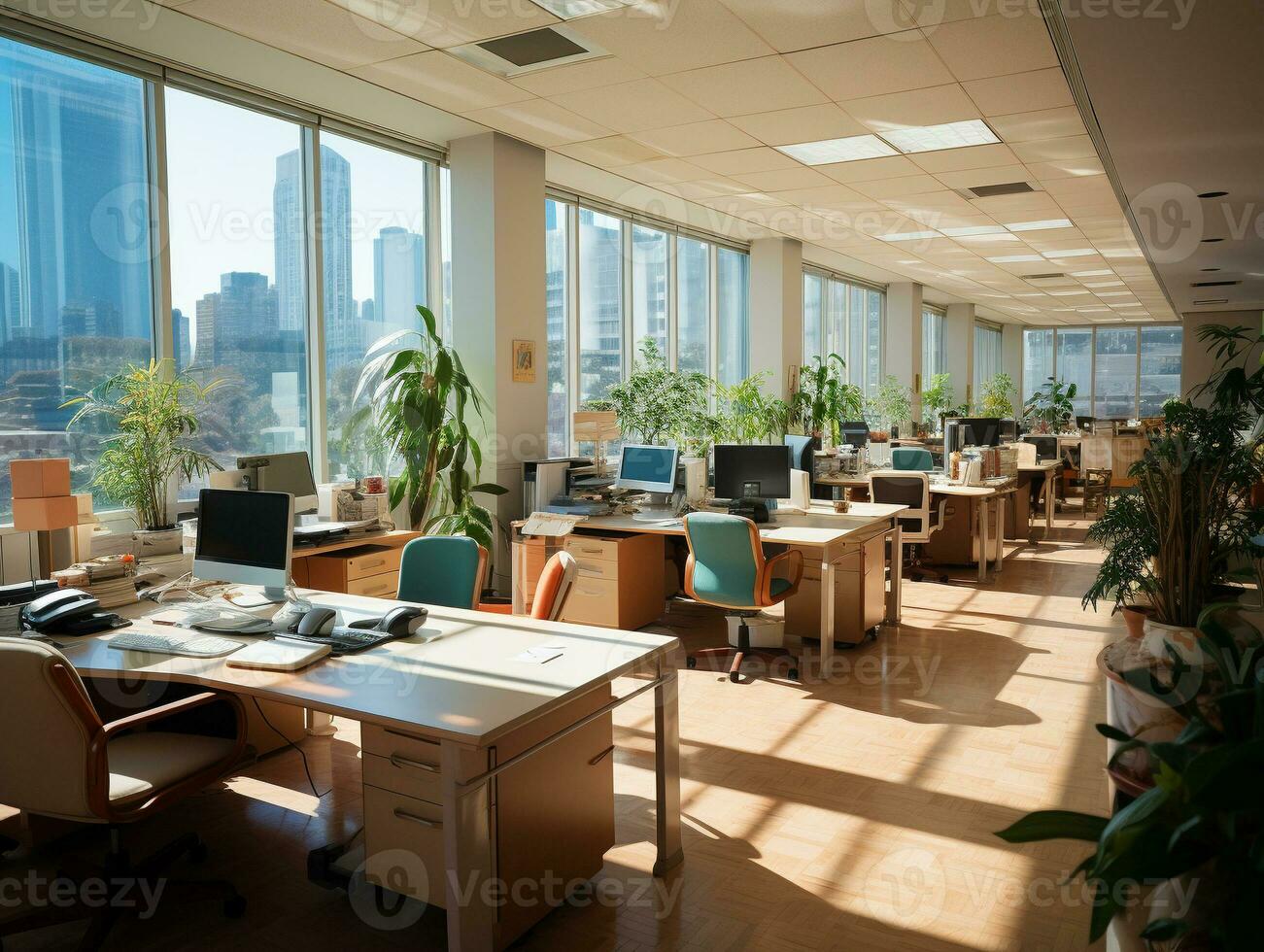 Ai Generated Business office workplace photo