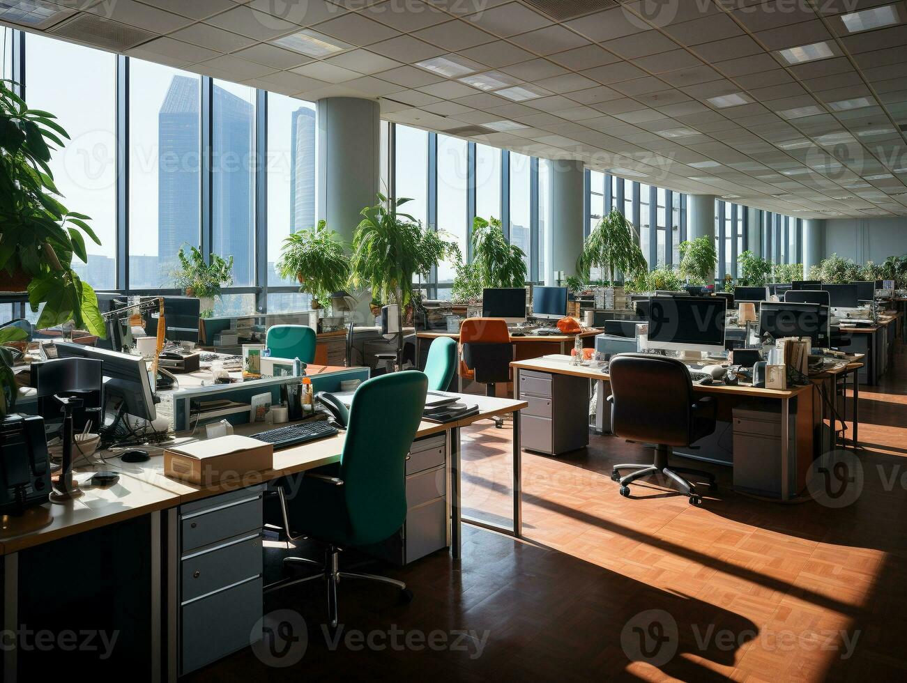 Ai Generated Business office workplace photo