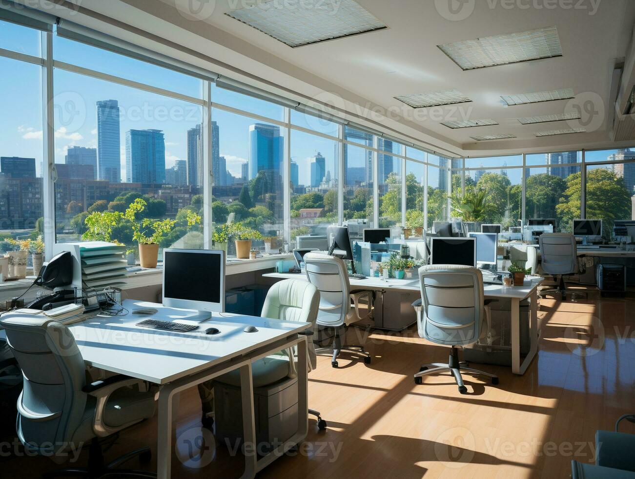 Ai Generated Business office workplace photo