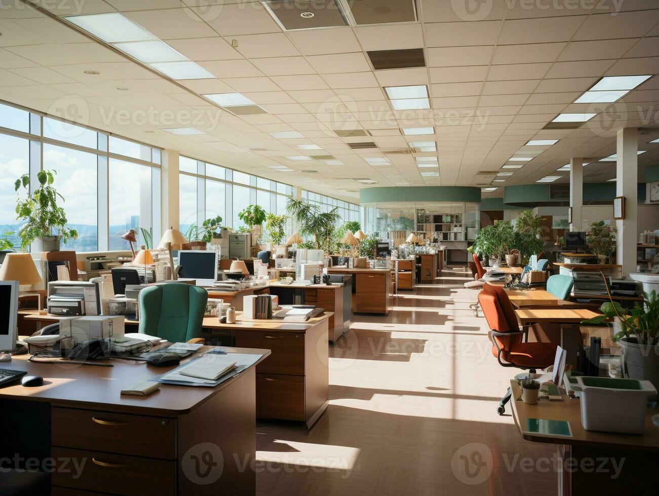 Ai Generated Business office workplace photo