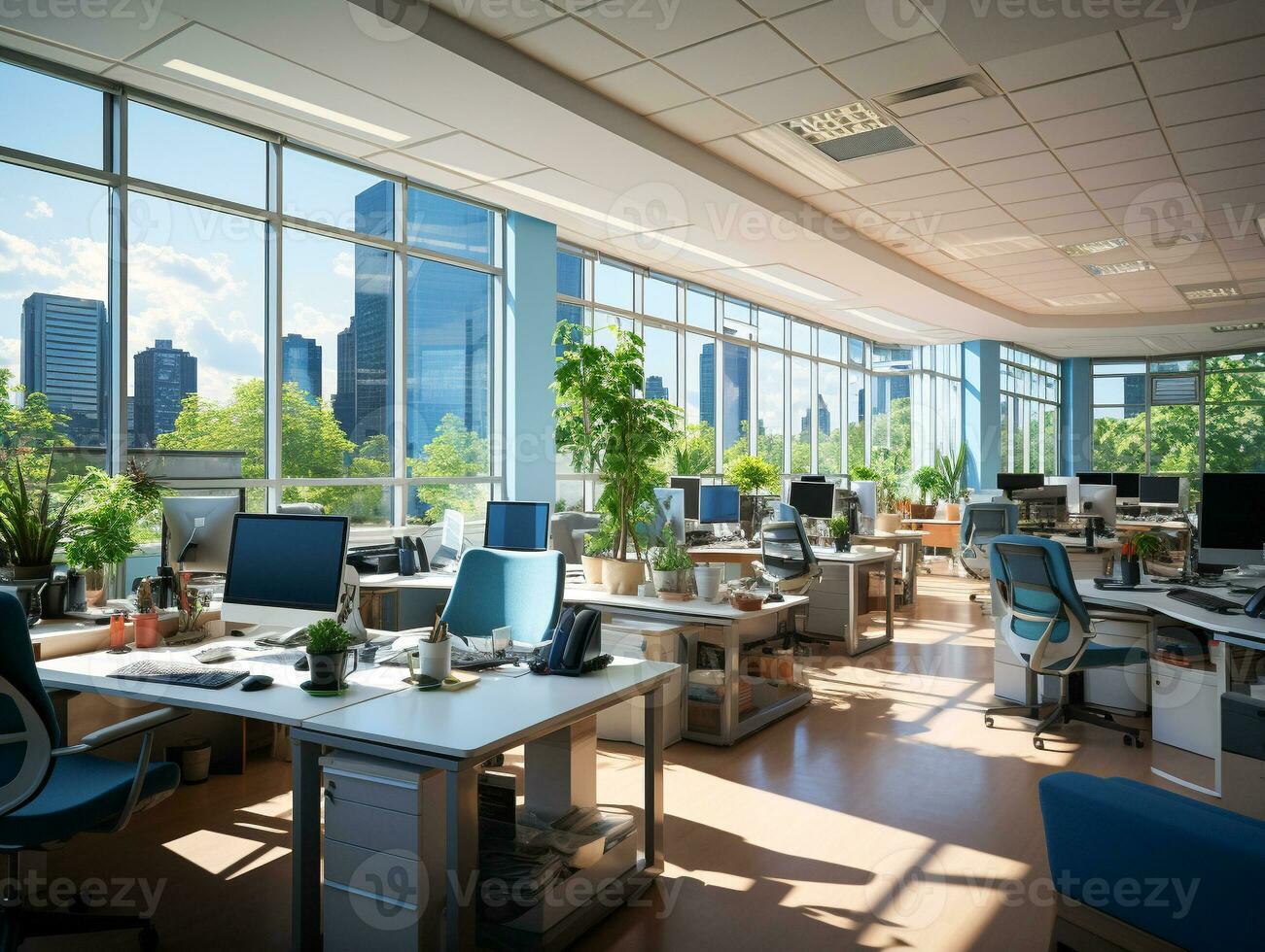 Ai Generated Business office workplace photo