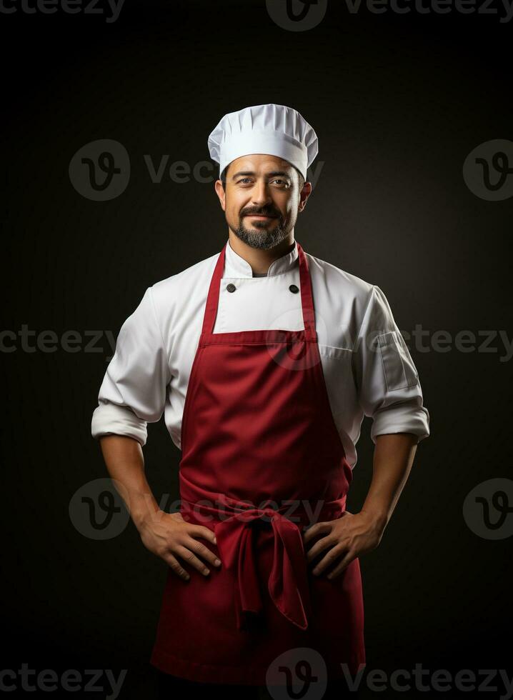 Ai Generated Professional restaurant chef photo