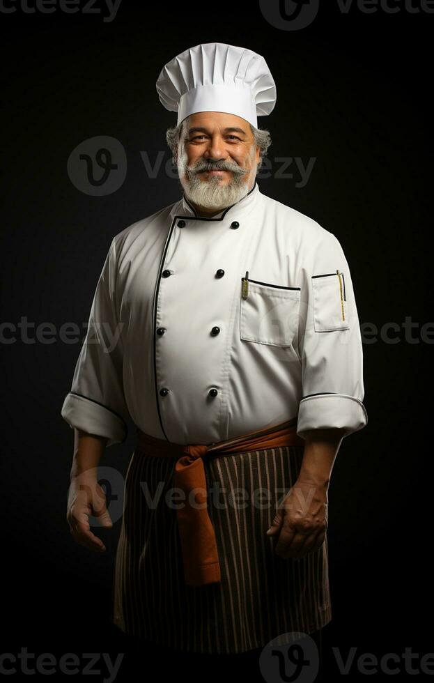 Ai Generated Professional restaurant chef photo