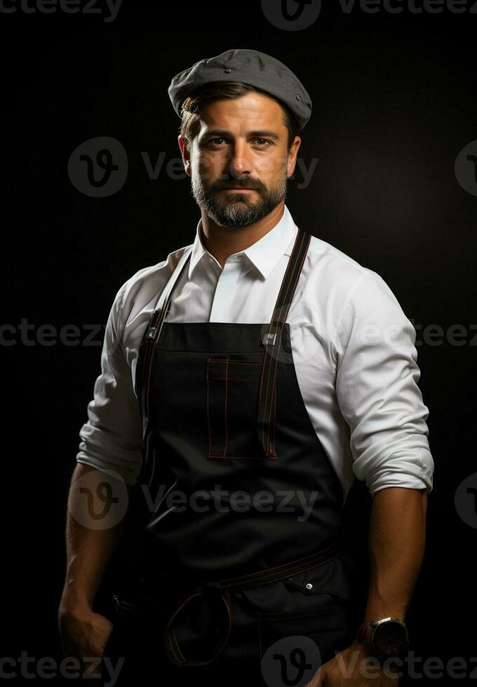 Ai Generated Professional restaurant chef photo