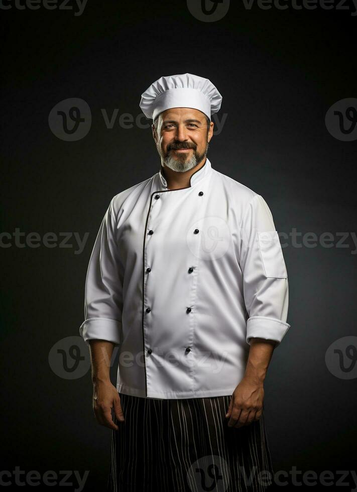 Ai Generated Professional restaurant chef photo