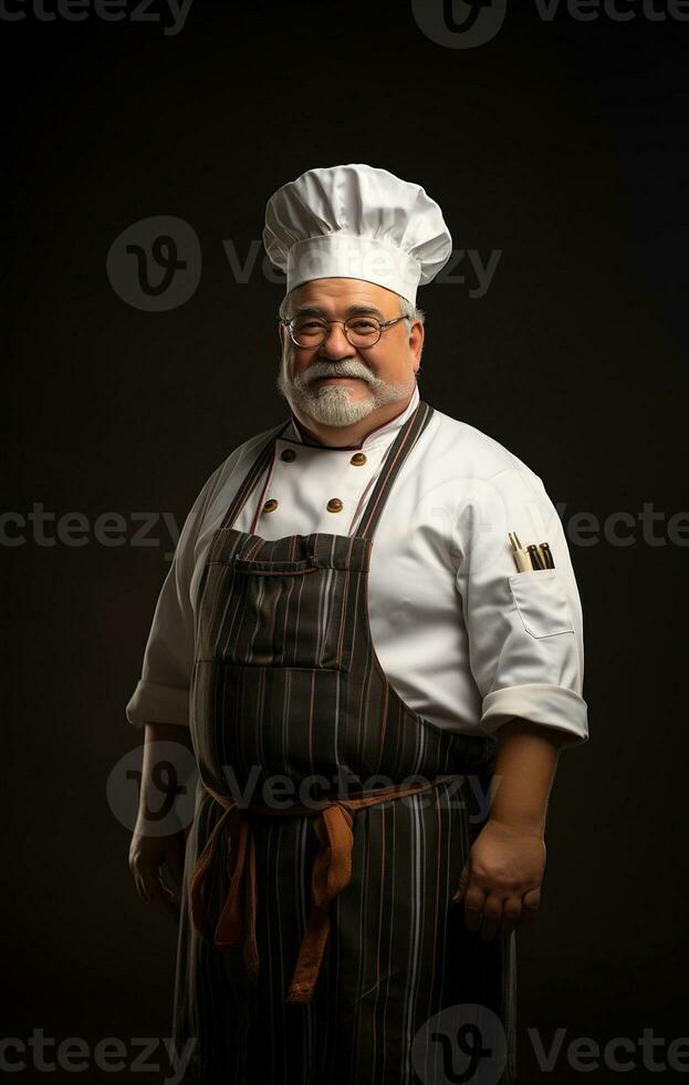 Ai Generated Professional restaurant chef photo