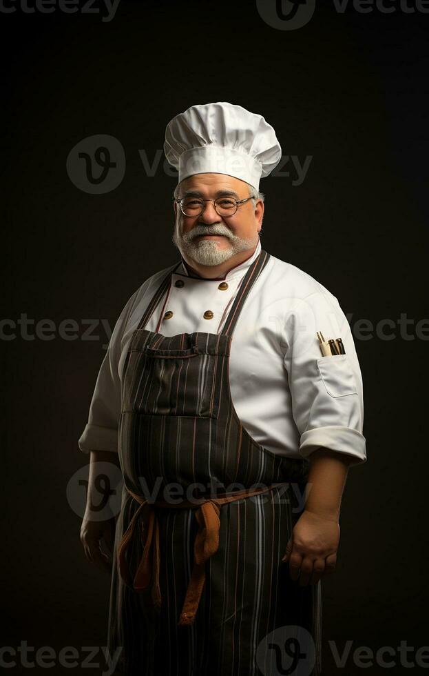 Ai Generated Professional restaurant chef photo