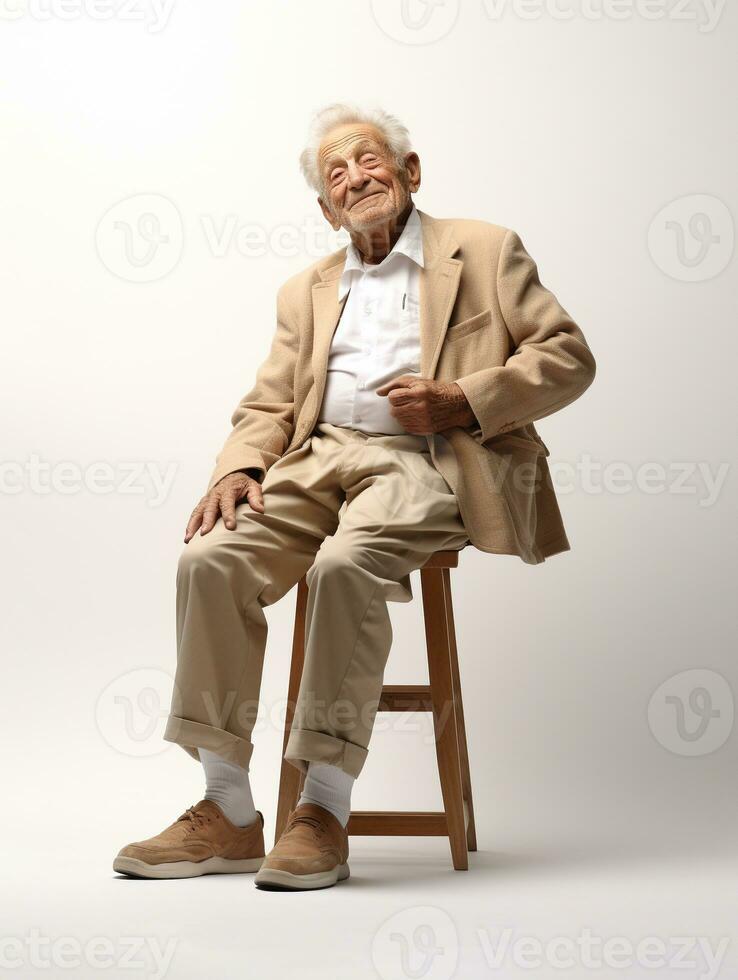 Ai Generated Old man photo