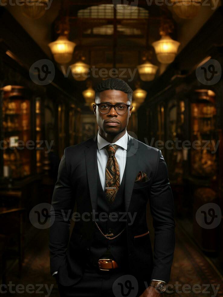 AI Generated A businessman photo