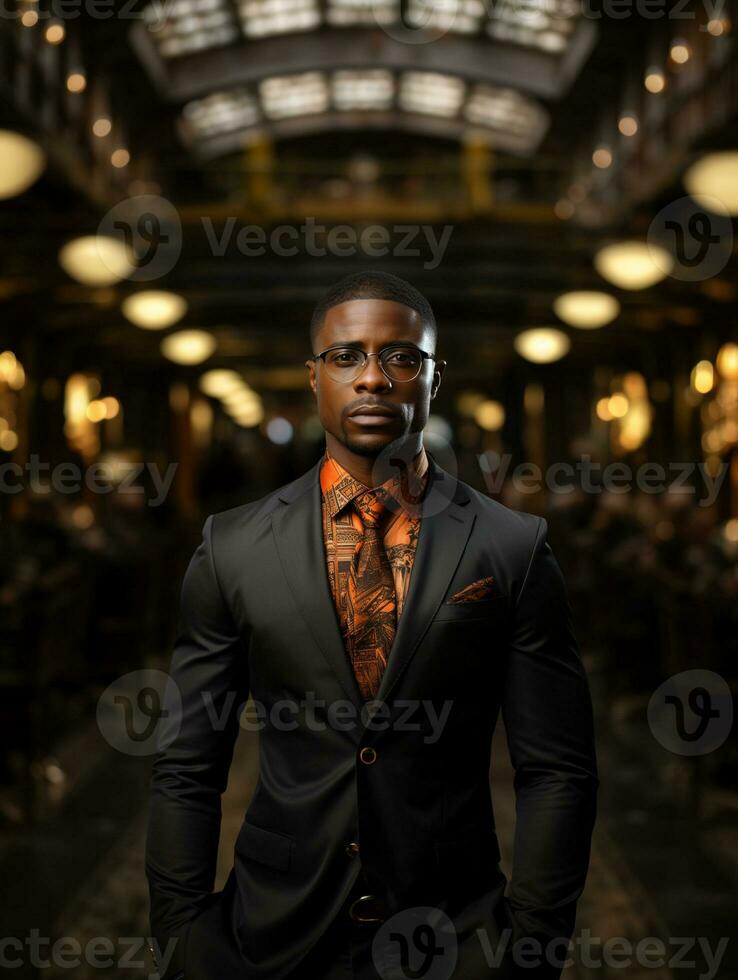 AI Generated A businessman photo