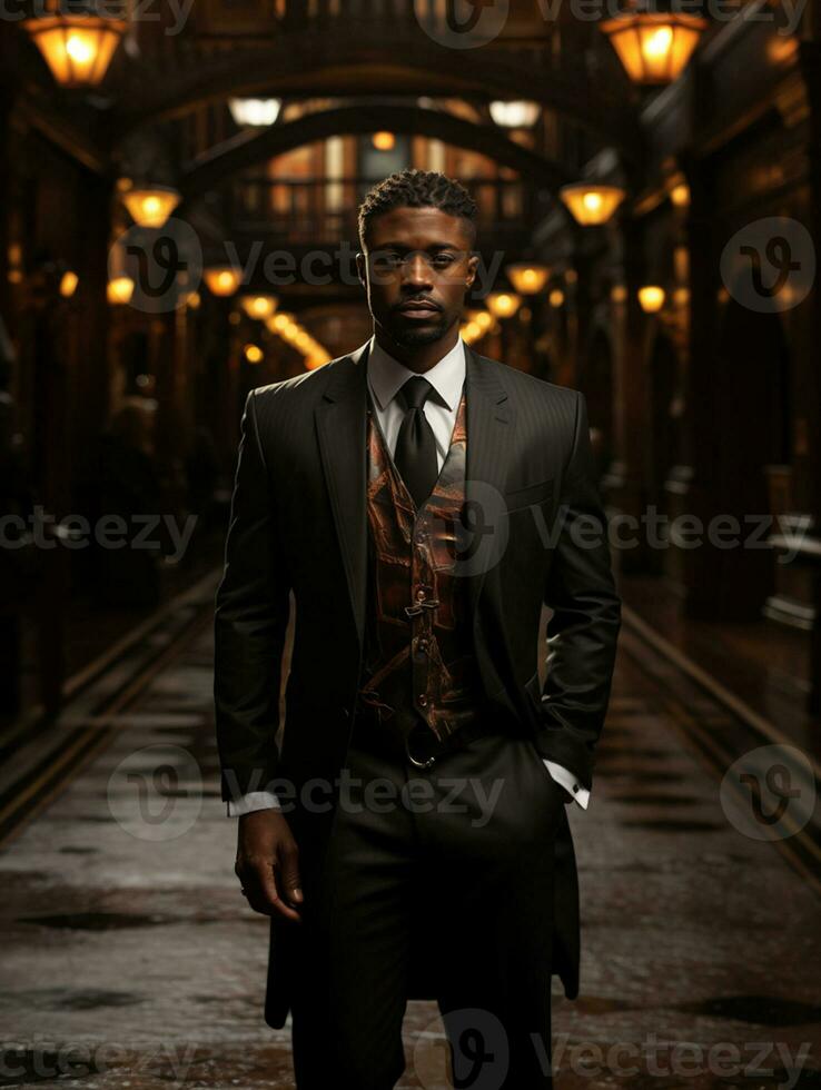 AI Generated A businessman photo