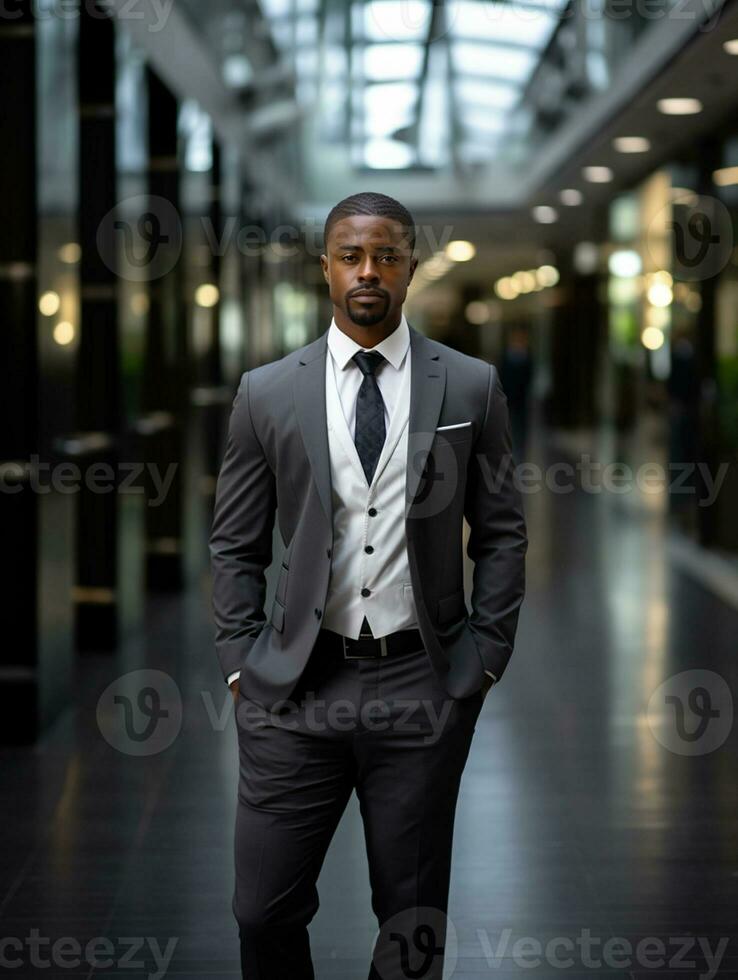 AI Generated A businessman photo