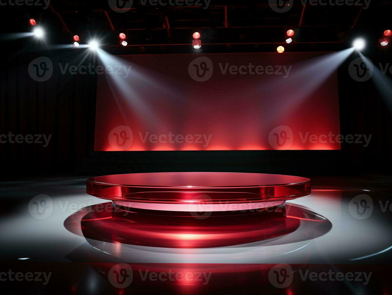AI Generated product podium showcase photo
