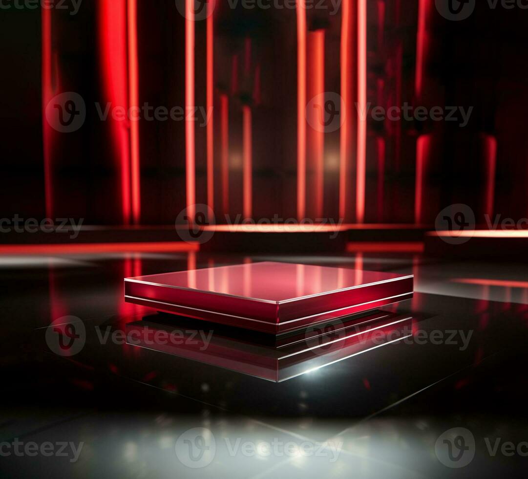 AI Generated product podium showcase photo