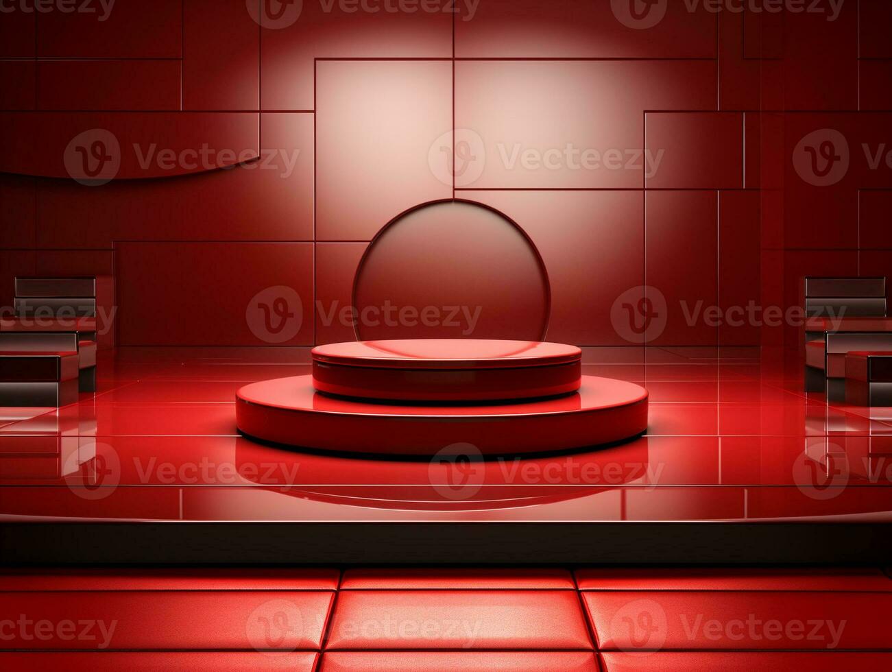 AI Generated product podium showcase photo