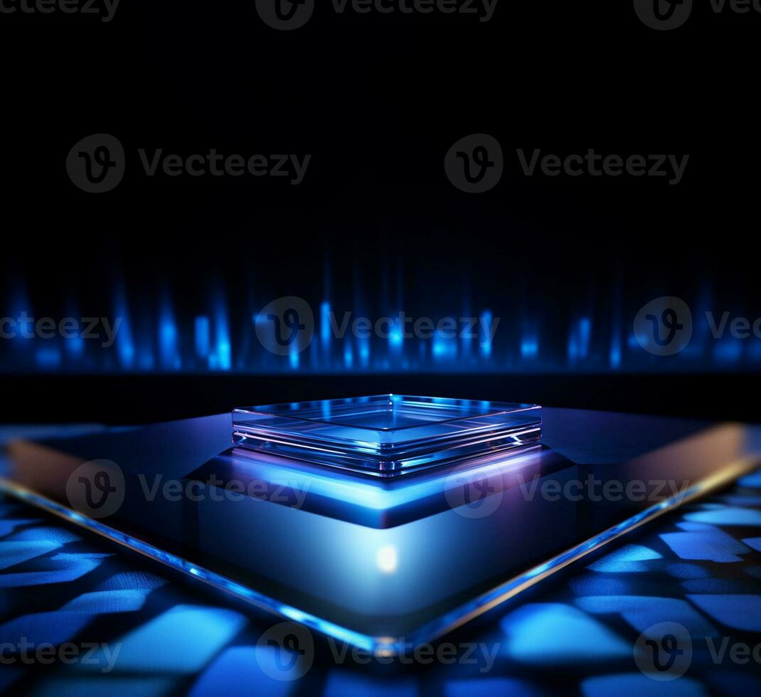 AI Generated product podium showcase photo
