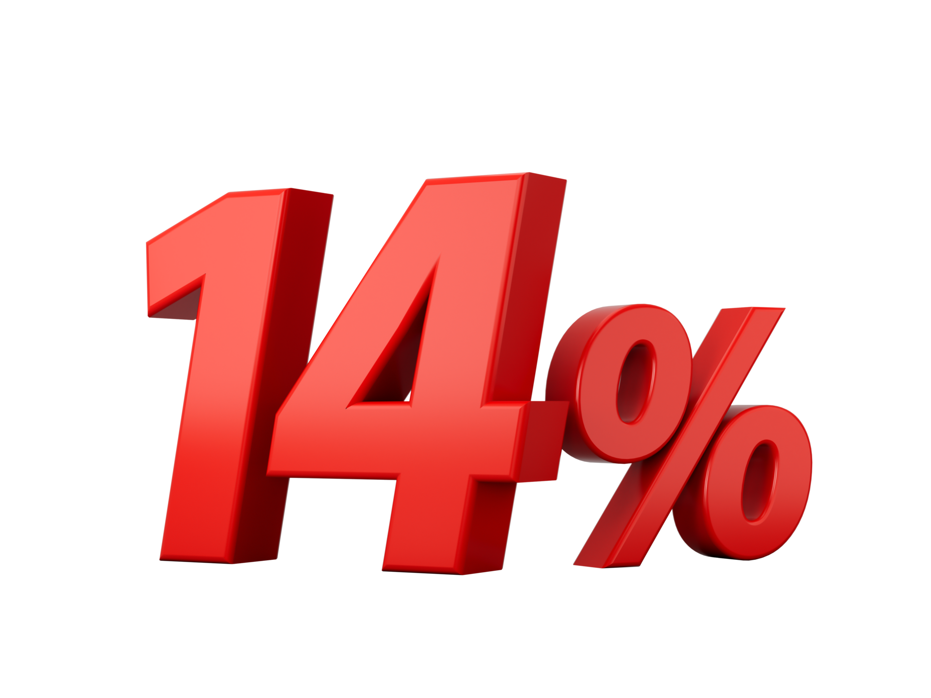 3d Red 14 Percent Fourteen Percent Sign 3d Illustration 30549275 PNG 3d-red-14-percent-fourteen-percent-sign-3d-illustration-30549275-png