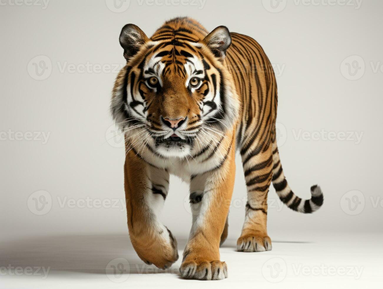 The White Tiger. 3D Illustration Stock Illustration - Illustration