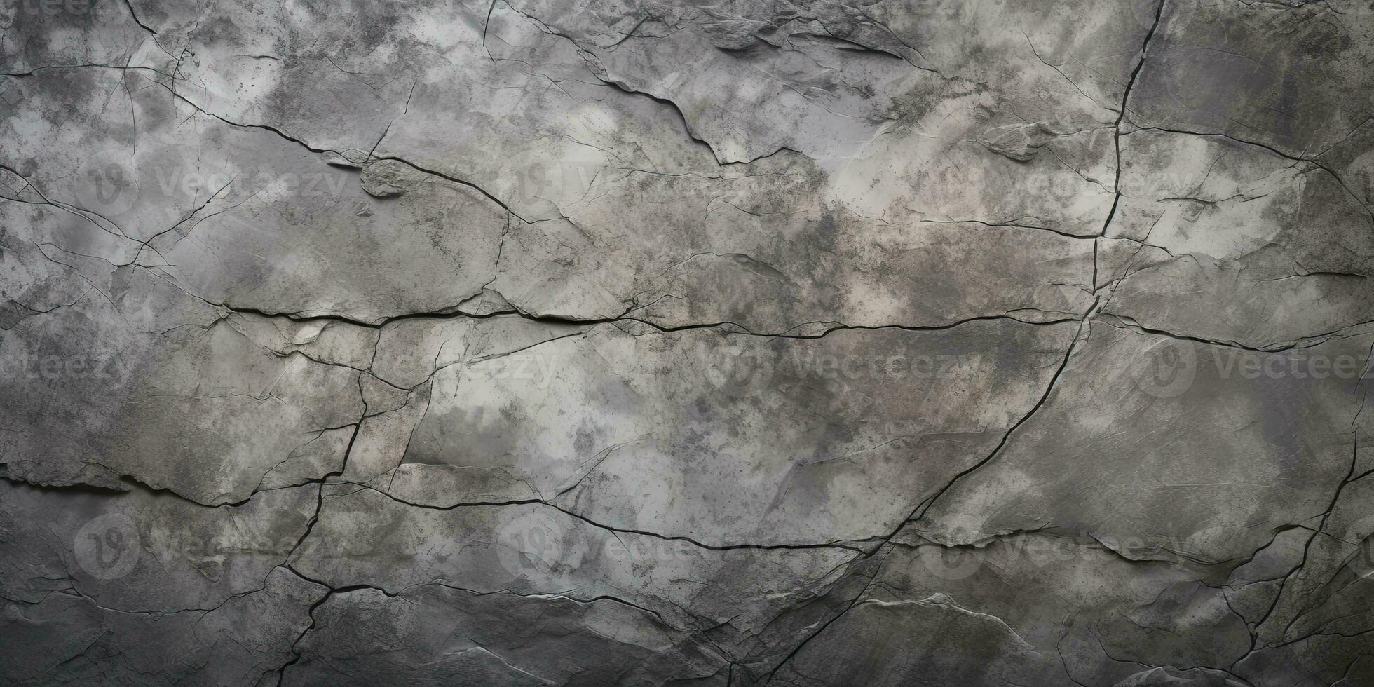 The surface of the old gray stone. Background, texture for design. Dark grey stone wall background texture. Natural pattern of black slate. AI Generative photo