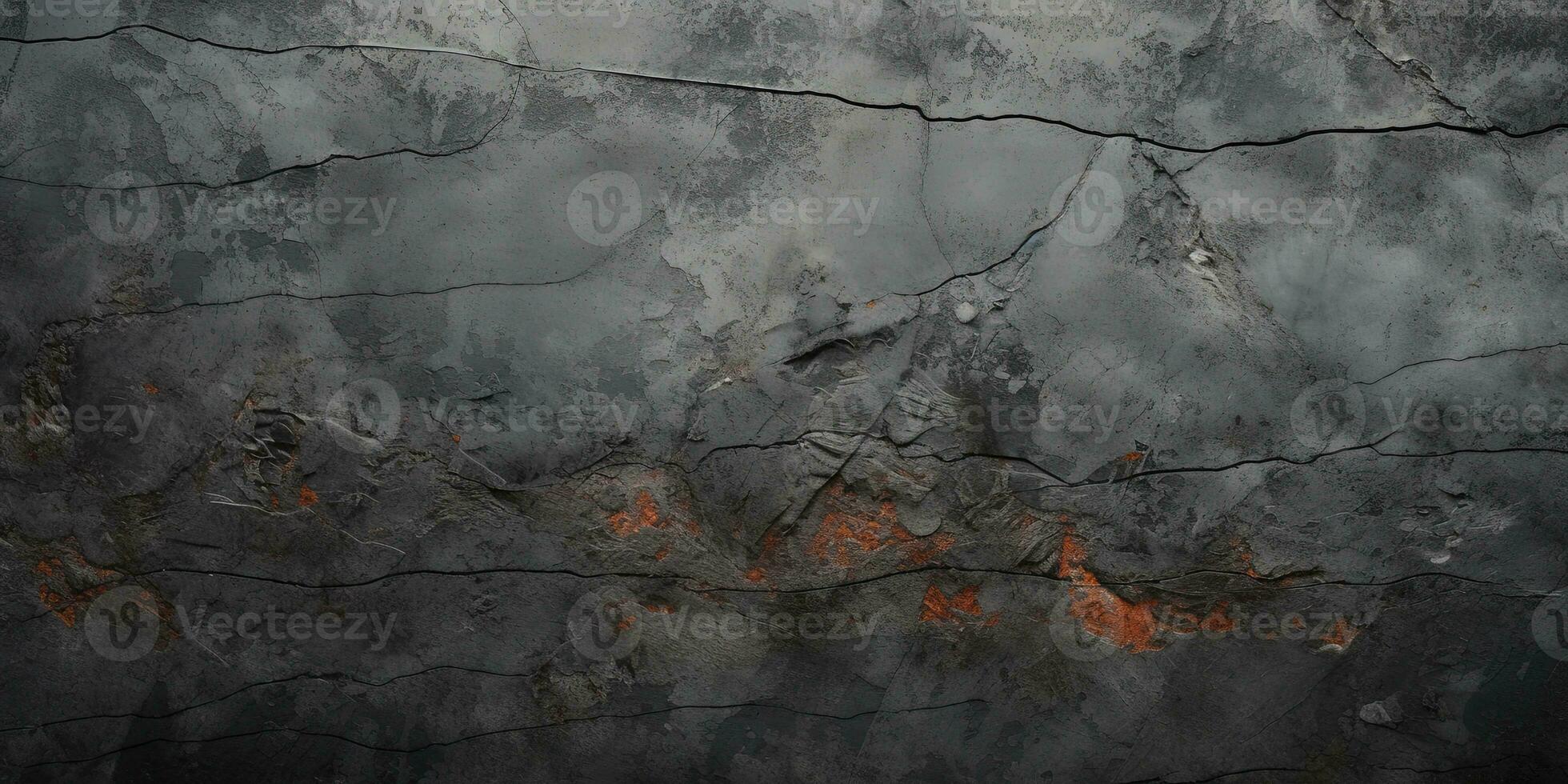 Black marble background with gold veins. 3d rendering, 3d illustration. Magnificent vein of gold in the big black rock. AI Generative photo
